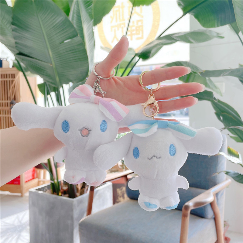 Móc khóa gấu cute màu xanh hồng,móc treo balo túi xách phong cách trẻ trung Hàn Quốc