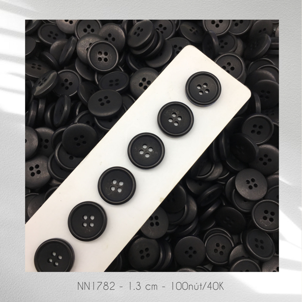 Set 100 nút áo NN1782, size 1.3cm