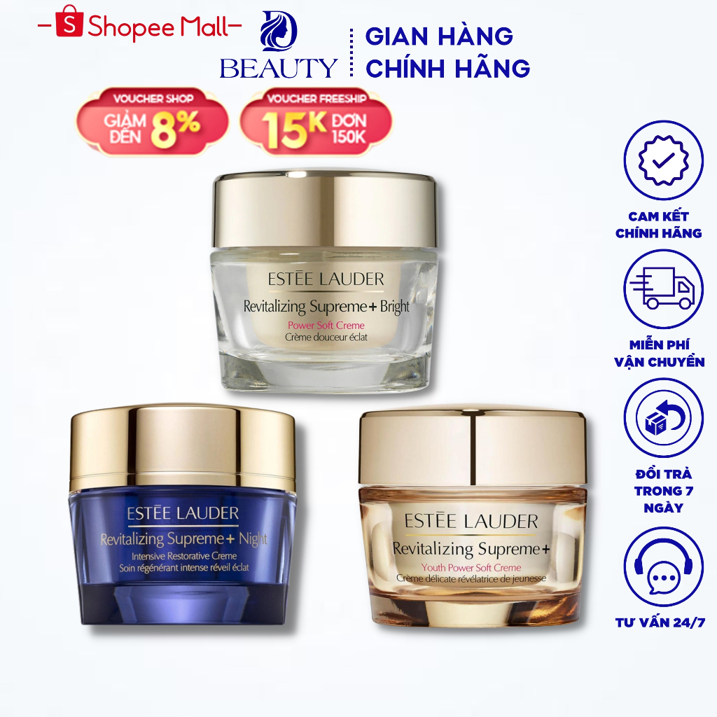 Kem Dưỡng Trắng Da Chống Lão Hóa Estee Lauder Revitalizing Supreme+ Bright Power Soft Creme 15ml | BigBuy360 - bigbuy360.vn