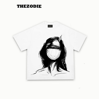 Áo thun thezodie trắng