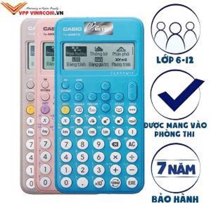 Máy tính casio 880btg đen cũ