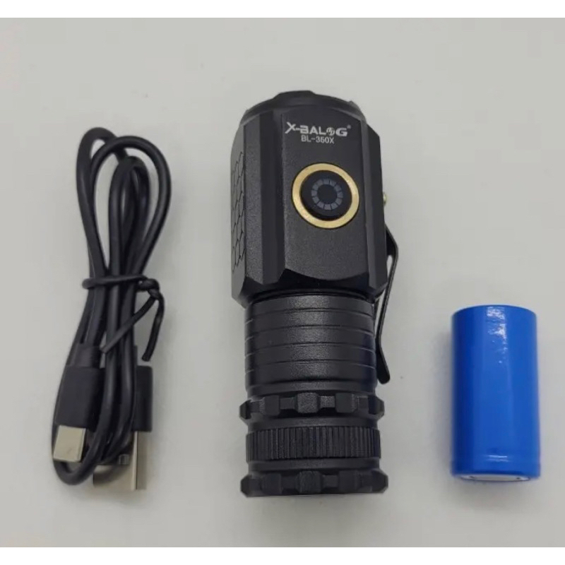 Đèn pin mini siêu sáng XBalog BL350X chống nước IPX7