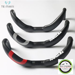 Ghi đông cong Carbon TEMANI cho xe đạp Fixed Track Fixed Gear