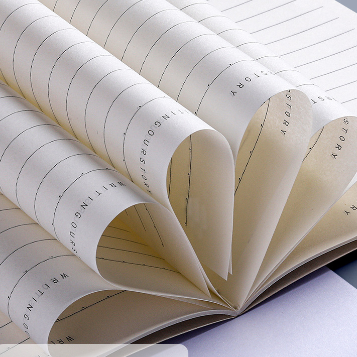 Sổ ghi chép A5  60 tờ in hình dễ thương - Kẻ ngang - Màu ngẫu nhiên