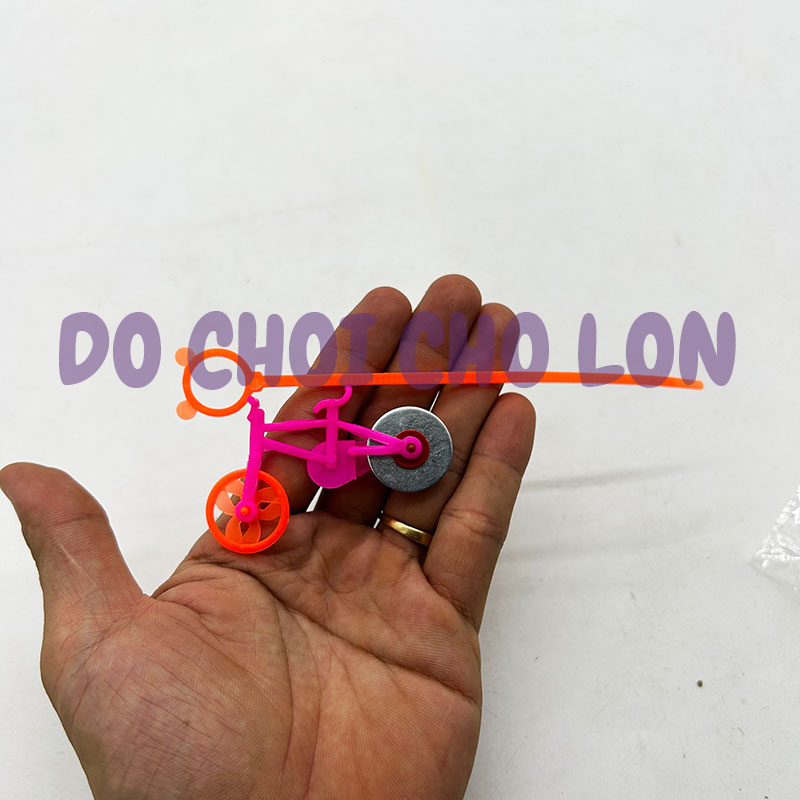 Đồ chơi mô hình xe đạp giựt xe đạp kéo vuốt mini bằng nhựa 23148