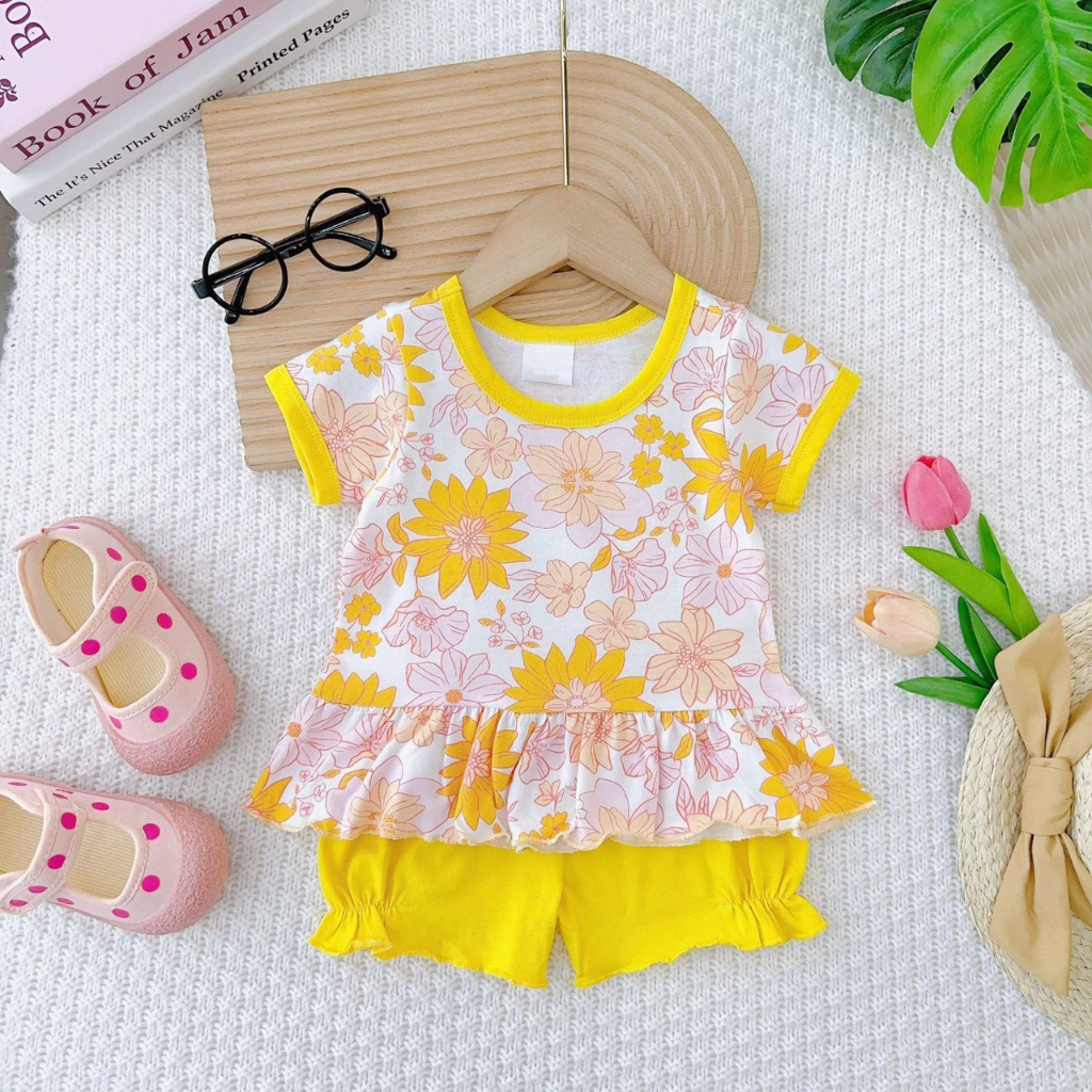 Bộ Đùi Quần Bí Siêu Đáng Yêu Bé Gái VNXK