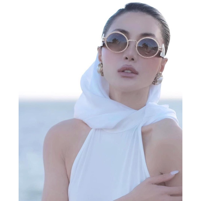 Kính mắt SAINT mắt tròn vintage cao cấp paris tặng kèm Fullbox