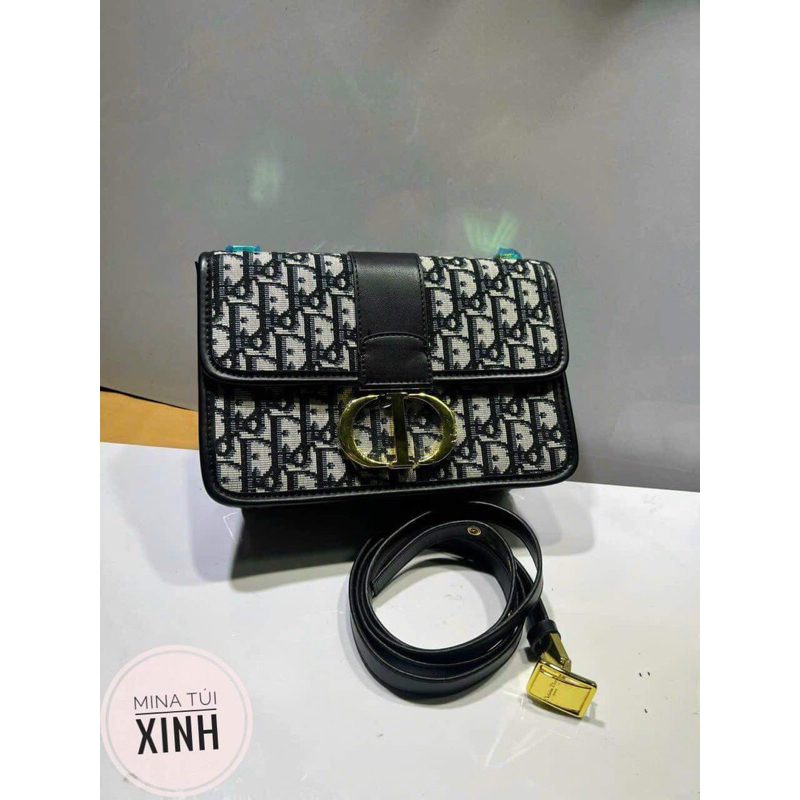 Túi Xách nam nữ Đeo Chéo Đeo Vai, Túi Sách Chữ CD Kèm Hộp Sang Chảnh Phong Cách Thời Trang Hàn Quốc