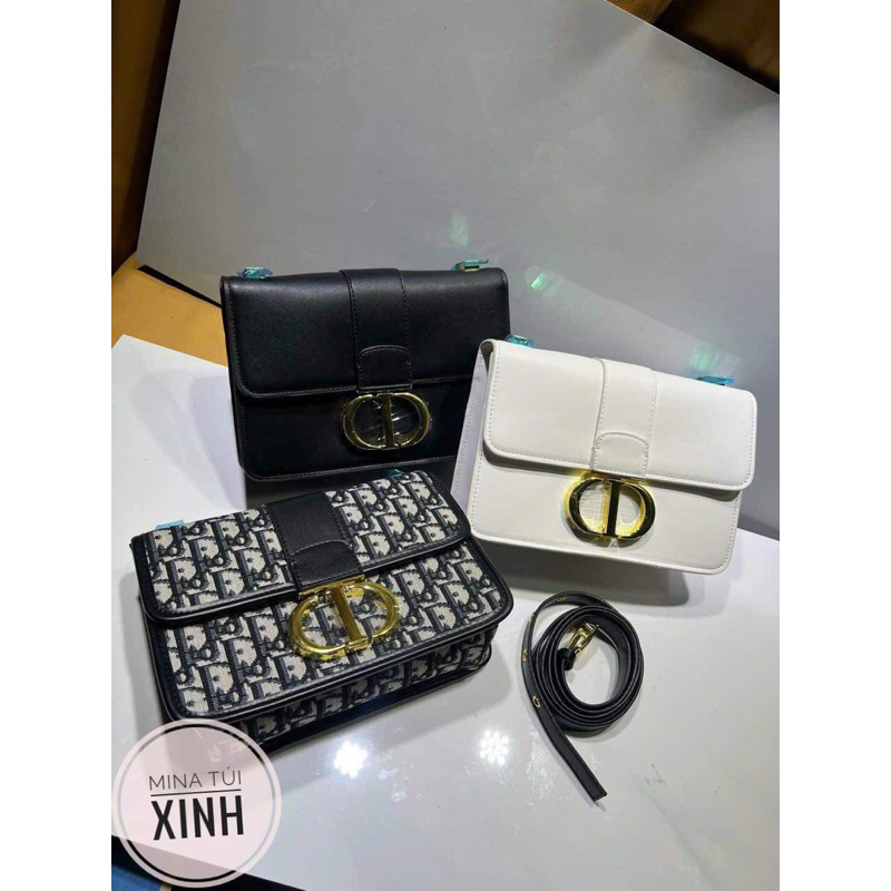 Túi Xách nam nữ Đeo Chéo Đeo Vai, Túi Sách Chữ CD Kèm Hộp Sang Chảnh Phong Cách Thời Trang Hàn Quốc