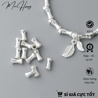 [S925] Charm bạc ống đốt tre - MH152 MOCHUONG JEWELRY