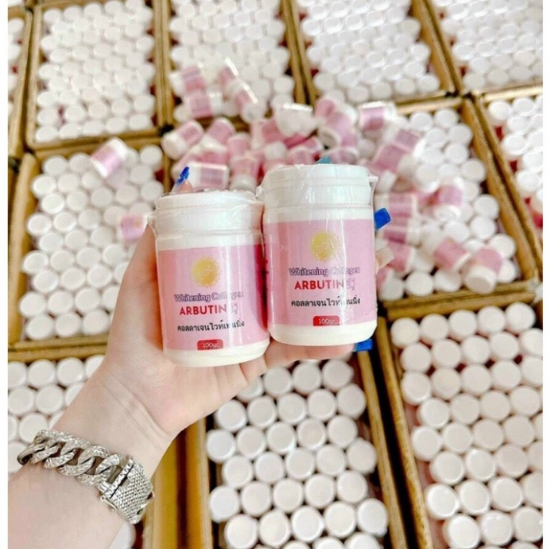 Kem kích trắng  Arbutin Whitening Collagen Thái Lan