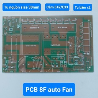 PCB mạch 8 fet kèm dao động