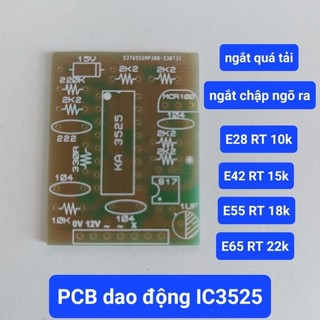 PCB mạch 10 fet kèm dao động