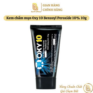 Kem chấm mụn oxy 10 benzoyl peroxide 10% rohto 10g