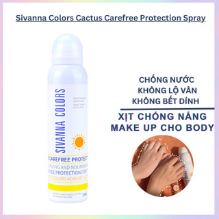 XỊT CHỐNG NẮNG MAKEUP NÂNG TONE DA SIVANNA COLORS 2IN1 150ML