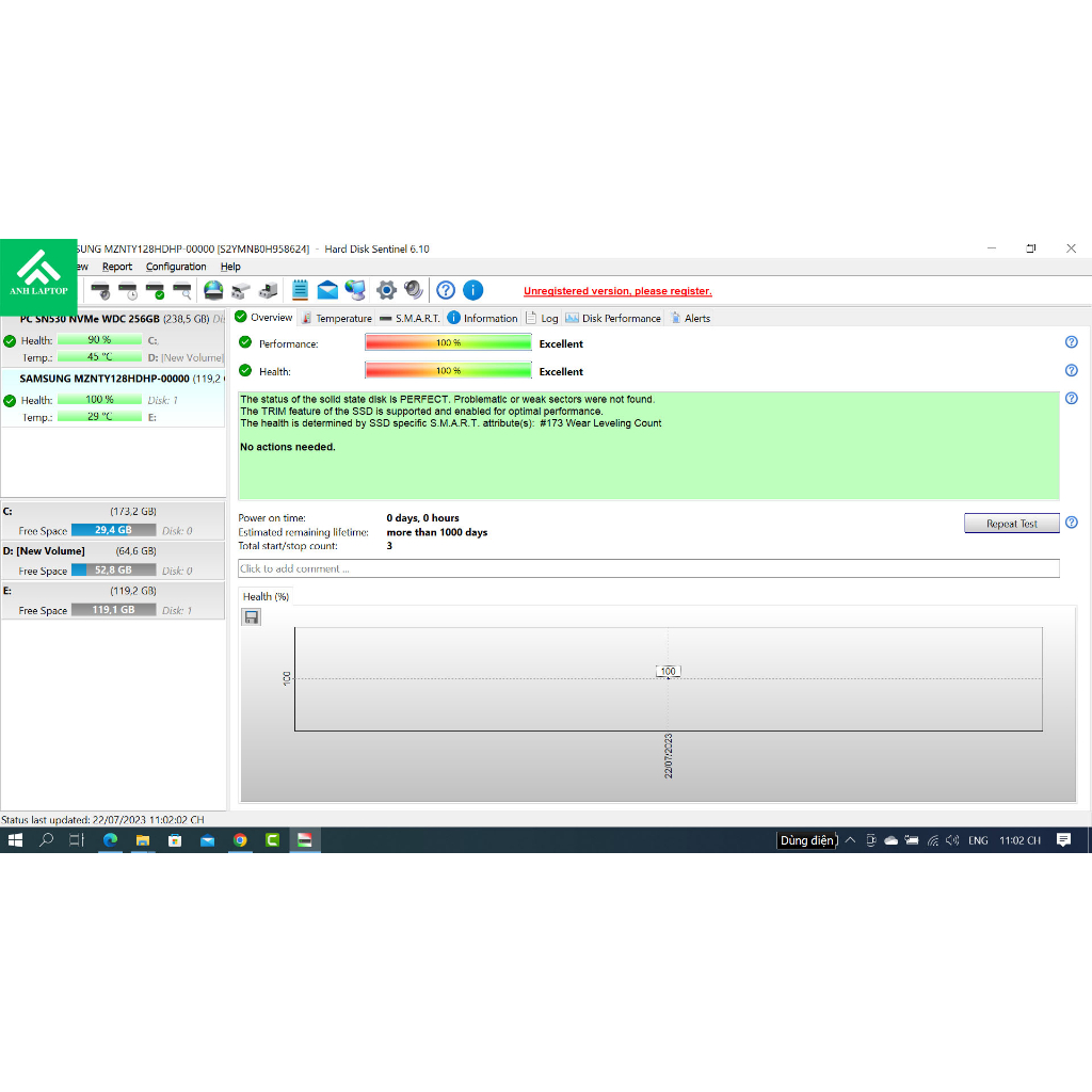 Ổ SSD SamSung 128gb zin bóc máy, sức khoẻ 100% các hãng samsung, sandisk,... | BigBuy360 - bigbuy360.vn