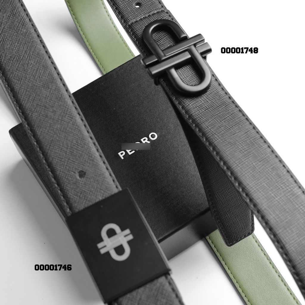 Dây nịt P.Dro 4, dây nịt nam cao cấp, chất liệu da PU hạn chế bong tróc, 100% như hình - 00001748