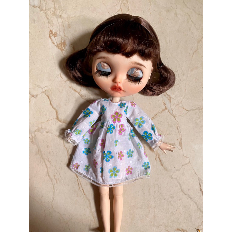 Váy hoa size búp bê bjd ,blythe,barbie
