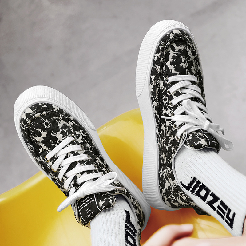 Giày Sneaker Nam, Giày Nam Vải Canvas Cao Cấp 2024