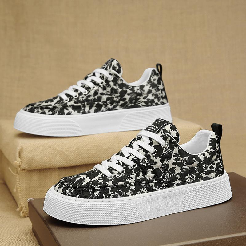 Giày Sneaker Nam, Giày Nam Vải Canvas Cao Cấp 2024