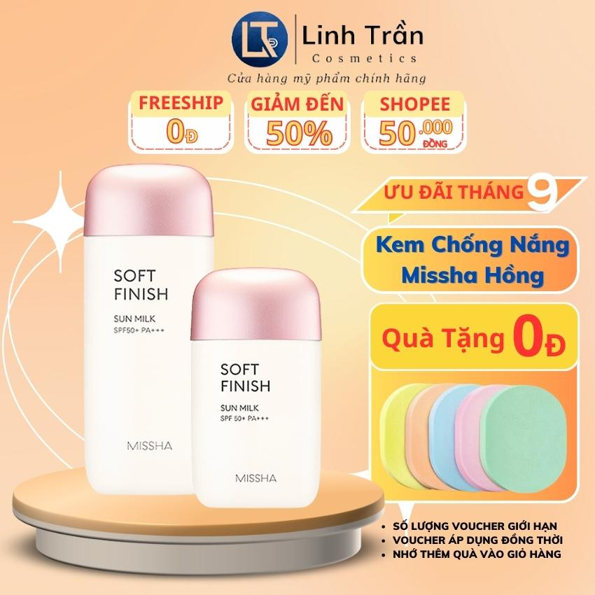 Kem chống nắng Missha hồng, cho da dầu mụn nâng tone kiểm dầu chính hãng hàn quốc
