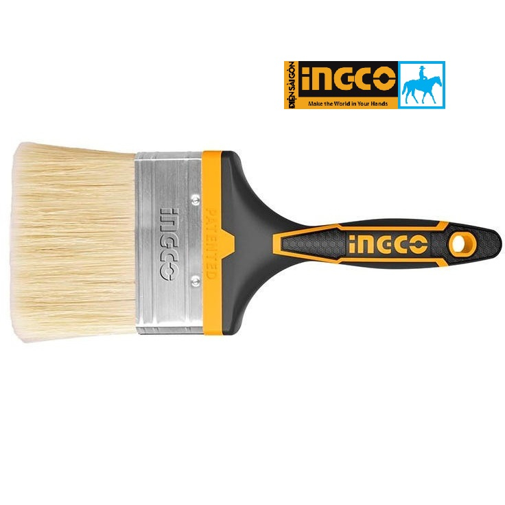 Ọ Sơn 4inch 100mm dầy cọ 20mm Dài lông 70mm Ceiling Brush Ingco CHPTB8704