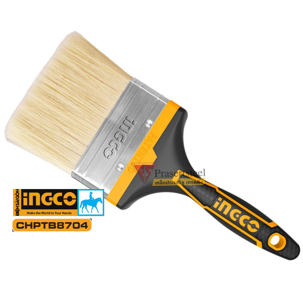 Ọ Sơn 4inch 100mm dầy cọ 20mm Dài lông 70mm Ceiling Brush Ingco CHPTB8704