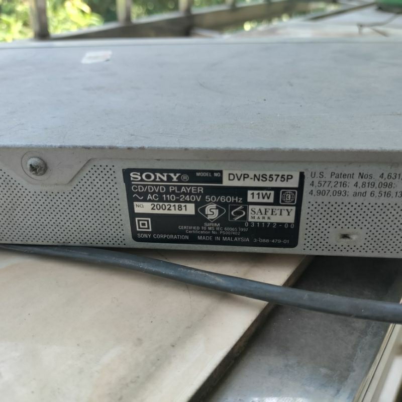 Đầu vcd sony bị mất nắp che đĩa