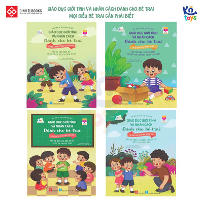 Sách Giáo Dục Giới Tính và Nhân Cách Dành Cho Bé Trai - Mọi Điều Bé Trai Cần Phải Biết - Đinh Tị Books