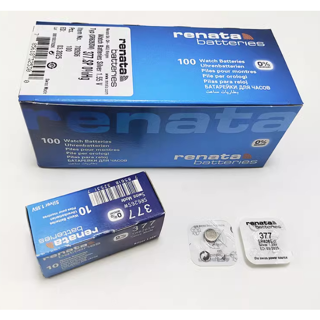 1 Viên Pin Renata Thụy Sĩ SR416SW / SR521SW / SR621SW / SR626SW / SR920SW / SR927SW / SR721SW / SR616SW 1.55V