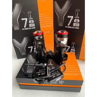 Bi cầu mini Y7S với 3 chế độ màu. chân h4 lắp oto - xe máy