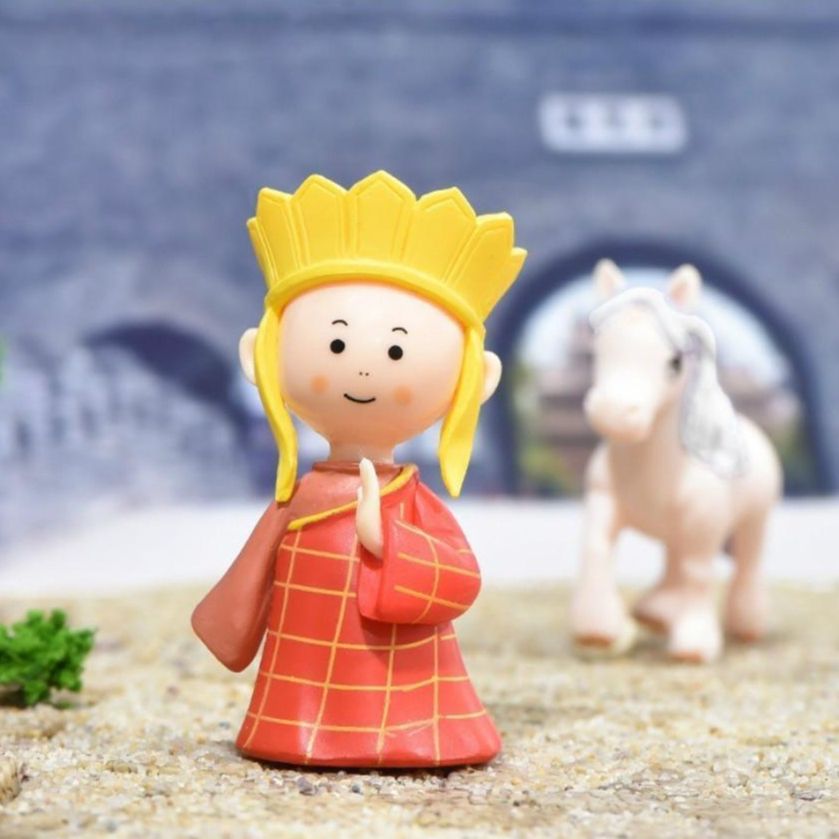 Mô Hình Tây Du Ký 5 Thầy Trò Đường Tăng, Tôn Ngộ Không, Cao 6cm, Mô hình Để Bàn Làm Việc, Decor Trang Trí