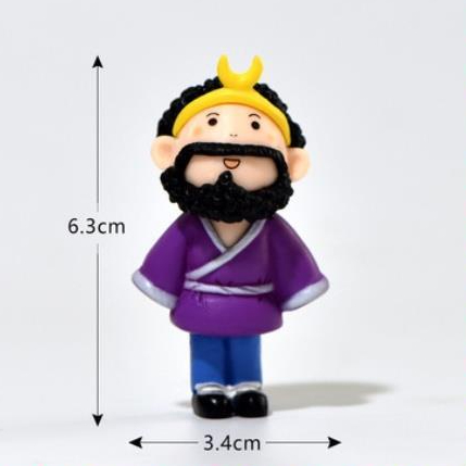 Mô Hình Tây Du Ký 5 Thầy Trò Đường Tăng, Tôn Ngộ Không, Cao 6cm, Mô hình Để Bàn Làm Việc, Decor Trang Trí