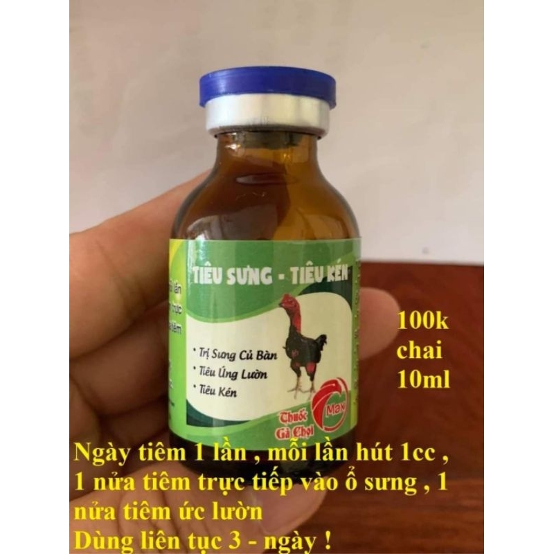 Tiêu sưng ,tiêu kén gà chọi.