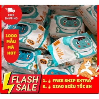 Khăn giấy ướt villa khổ lớn . nặng 600g