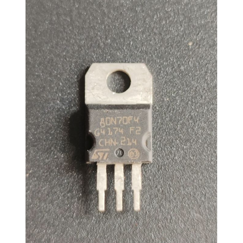 MOSFET 80NF70 ST THÁO MÁY LƯNG ĐỒNG, BẠC