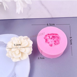 Khuôn silicon 4d hoa mai nhiều cánh