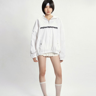 ÁO KHOÁC DÙ HALF ZIPPER HOODIE POWROFFICIAL
