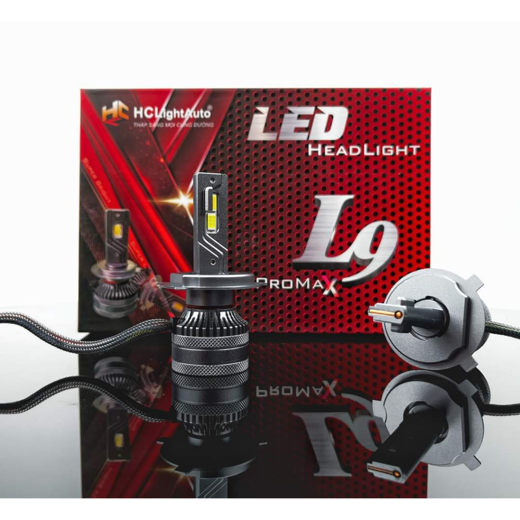 Bóng đèn led L9 pro lắp oto bản mới siêu sáng siêu bền