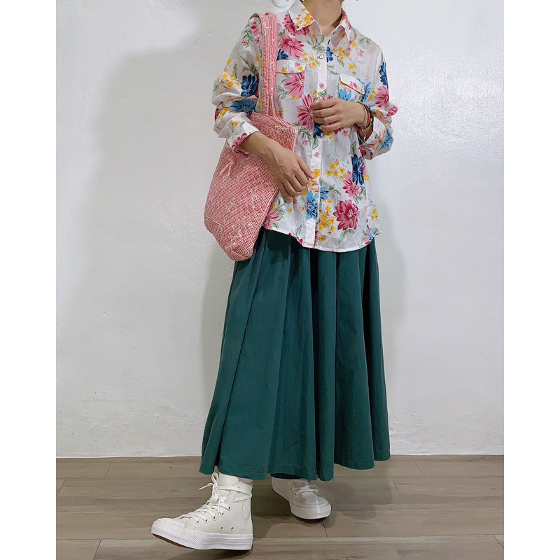 Áo xô hoa vintage cổ điển | Secondhand 2hand tuyển chọn | Instagram: maybay.2hand