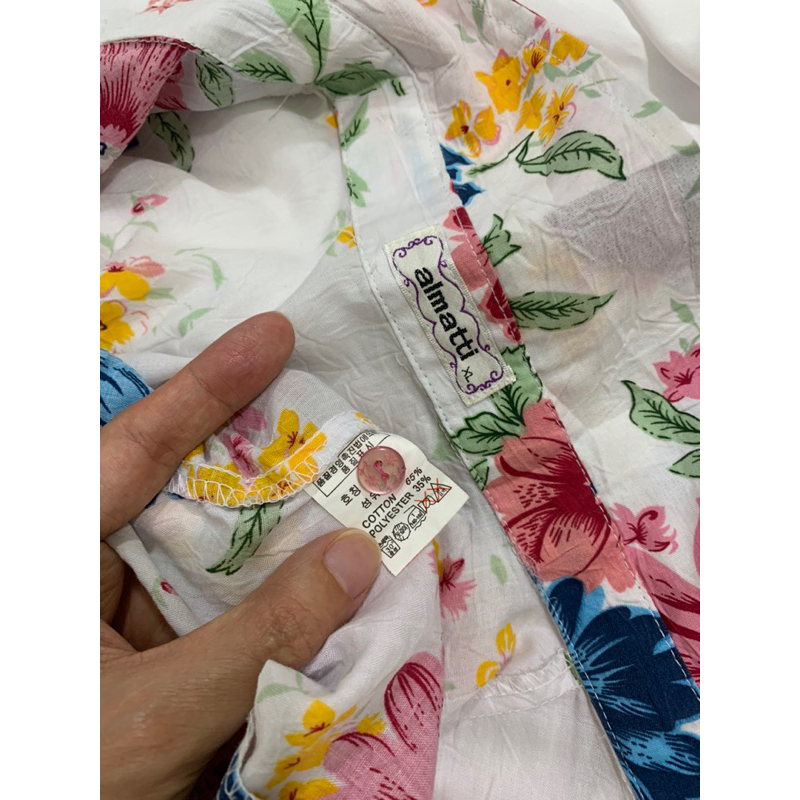 Áo xô hoa vintage cổ điển | Secondhand 2hand tuyển chọn | Instagram: maybay.2hand