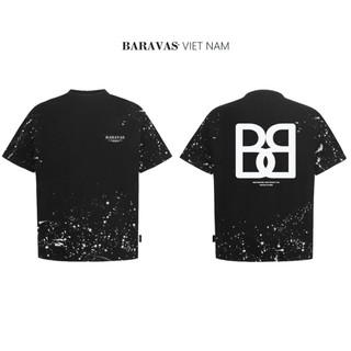 Áo thun BARAVAS Vẩy Sơn/ BLACK & WHITE