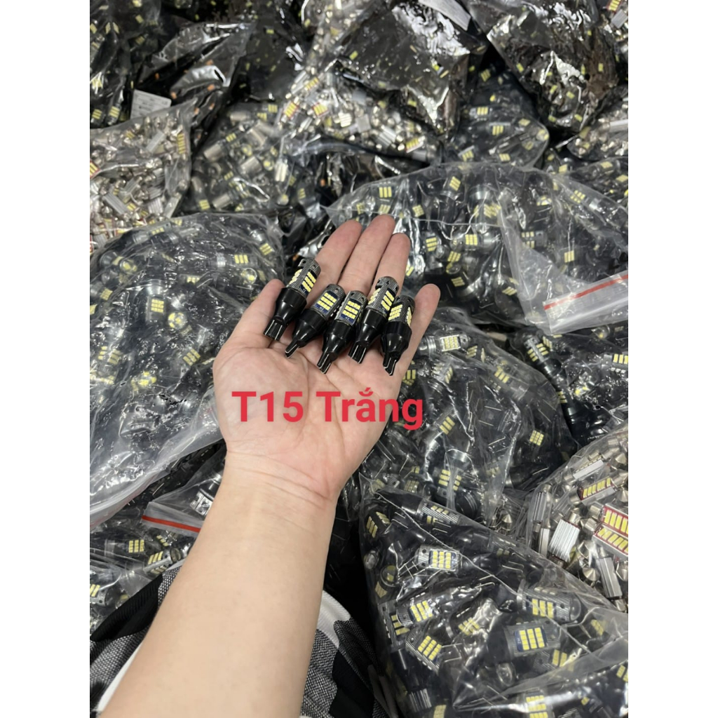 Đèn led lùi chân T15 lắp oto . siêu sáng - bền - đẹp. giá 1 bóng