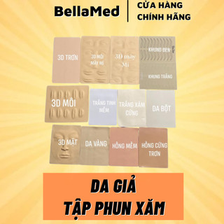 Da giả học phun xăm, điêu khắc, da giả tập xăm