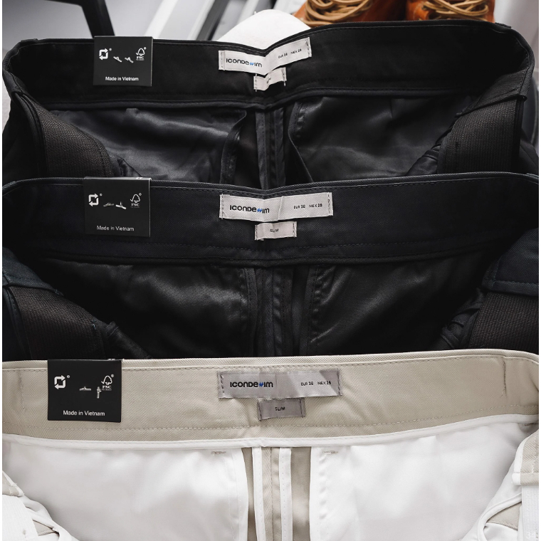 Quần tây nam ICDN Hidden Elastic Waist Trousers phối lưng rút form slim ôm dáng - QTID0034