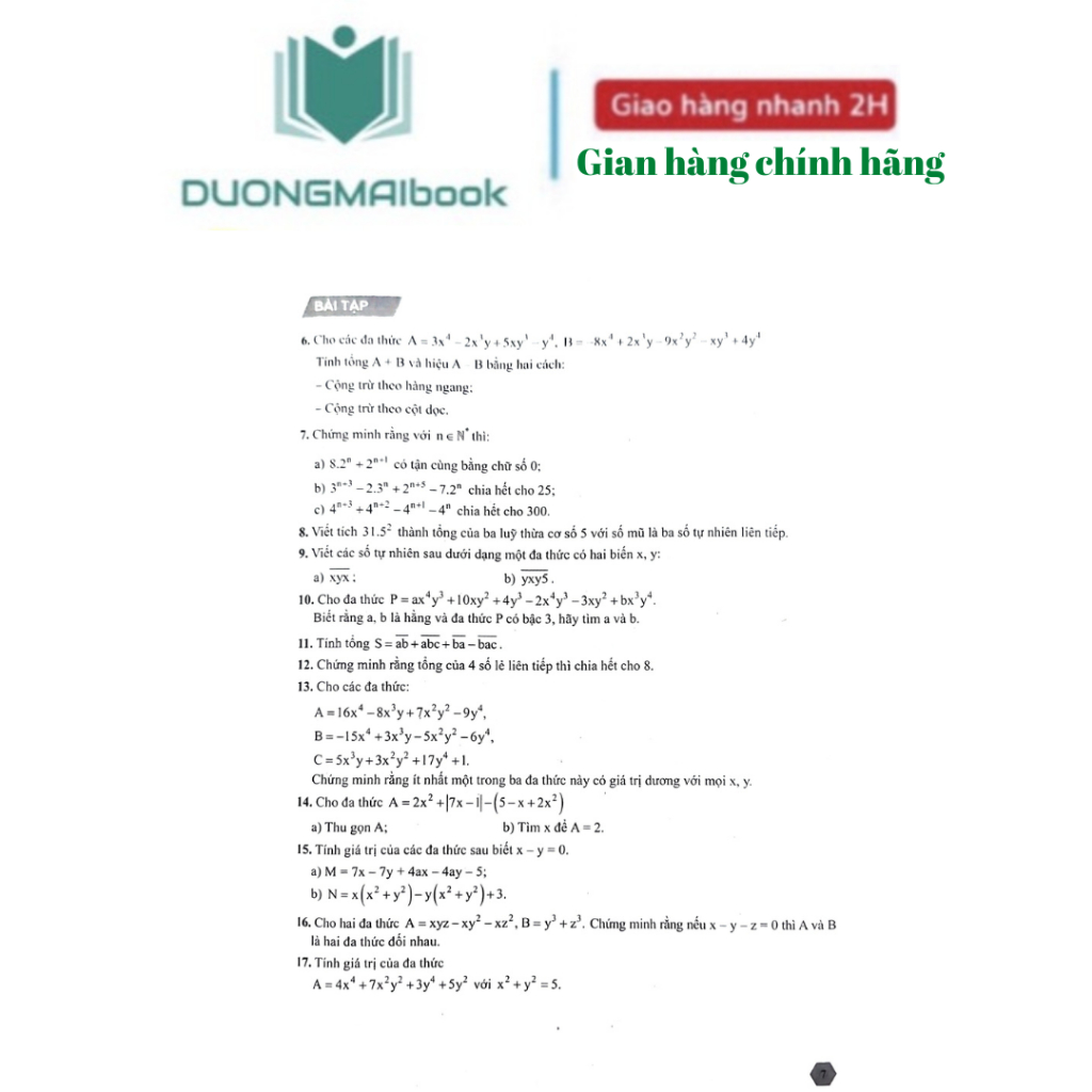 Sách - Bài tập nâng cao và Một số chuyên đề Toán 8 mới 2023 - Bùi Văn Tuyên