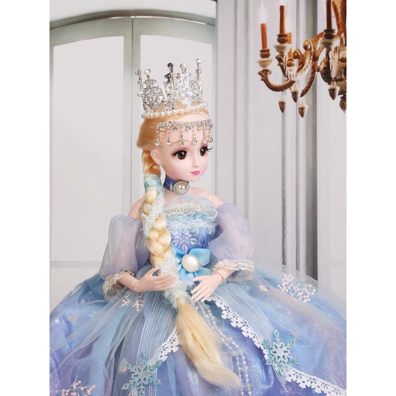 Búp bê công chúa Elsa cao 60cm, 70cm xinh đẹp cỡ lớn có nhạc, Quà tặng bé gái