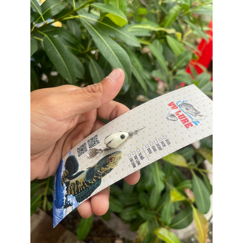 Nhái hơi mini VV20 2cm, 3gram,cho cần UL