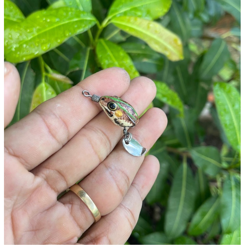 Nhái hơi mini VV20 2cm, 3gram,cho cần UL