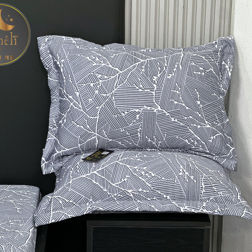 Vỏ Gối Nằm Cotton 100% lạnh, Áo gối nằm 45x65cm Hàn Quốc cao cấp